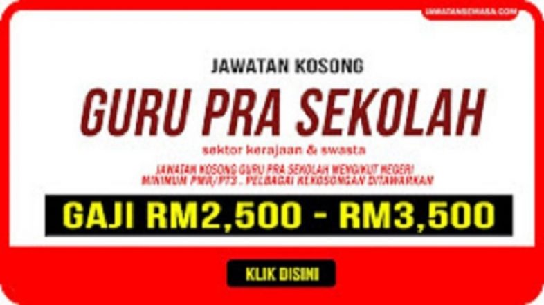 Jawatan Kosong Guru Pra Sekolah